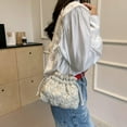 thumbnail image 2 of HLSOHJP Quilted Bags Mini Puffer Crossbody Bag Puffy Purse for Women Drawstring Clutch Bag Small Shoulder Purse, 2 of 6