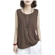 thumbnail image 2 of Xuyuer Womens Tank Tops Summer Spring Sleeveless Casual Cute Basic Trendy Loose Flowy Beach Shirt Vacation Outfits 2026 Scoop Neck Button Pullover Casual Loose Fit Dressy Tunic Tops, 2 of 5