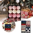 thumbnail image 7 of Velvet Christmas Ornaments Balls Set-Flocked Shatterproof Hanging Baubles for Xmas Tree Decorations,Neutral Textured Decorative Balls for Wreath Garland Mantel to Create a Festive Holiday Atmosphere, 7 of 7