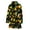 19, variant on Pineapple Women Bathrobe One Size Univeral Fits, Pineapple Aloha Tropical Fruits Hawaiian Fashion Lightweight Plush Fleece Long Robe For Women