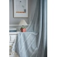 thumbnail image 3 of BBEST Vintage Blue Grey Stripes Rod Pocket Window Curtains, 52 x 71 in, 3 of 5