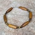thumbnail image 3 of 6 Packs of Wood Beads 14x7mm Dark Brown 2/8" Str, 3 of 5