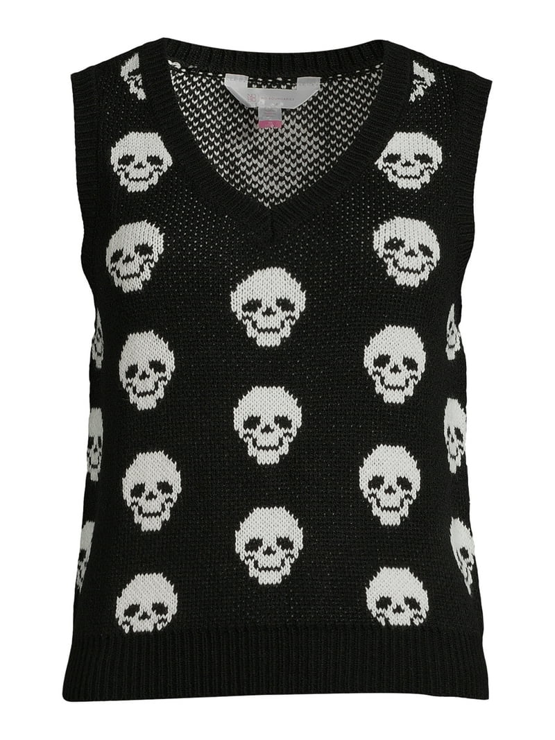 No Boundaries Women's V-Neck Sweater Vest - Walmart.com