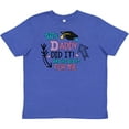 thumbnail image 3 of Inktastic My Daddy Did It and He Did it For Me with Graduation Cap Youth T-Shirt, 3 of 5