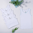 thumbnail image 5 of Buyless Fashion Girls Tagless Cami Scoop Neck Undershirts Cotton Tank With Trim and Strap (4 Pack), 5 of 5