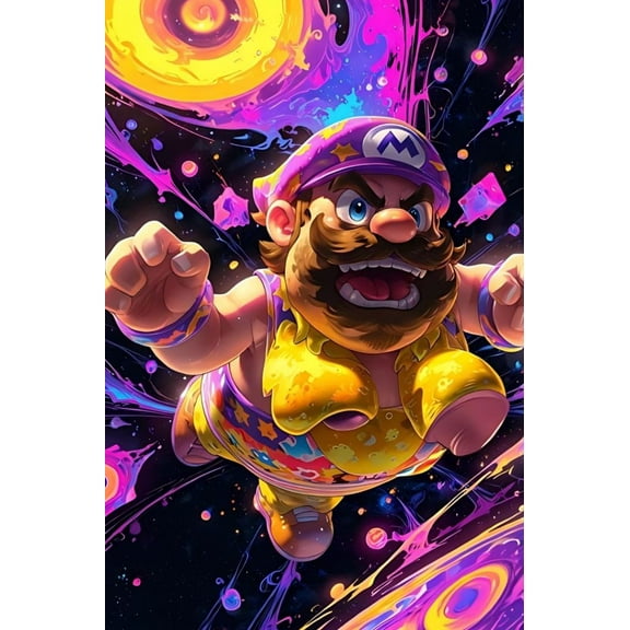 Bowser Diamond Painting Kits for Adults, Diamond Art Mario 5D DIY Diamond Art Kits Full Drill Diamond Dots for Gift Wall Decor and Relaxation Gem Arts 12x16 inch