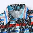 thumbnail image 6 of Ruyang Tropical Print Shirts for Boys Summer Hawaii Beach Short Sleeve Cardigan Causal Baggy Button Down Shirts Top, 6 of 9