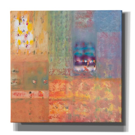 Epic Graffiti 'Harmonies III' by Hooshang Khorasani, Canvas Wall Art, 18"x18"
