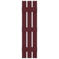 thumbnail image 3 of 12"W x 80"H Mid-America Vinyl, Standard Size Three Board Spaced Shutters, w/Installation Shutter-Lok's & Matching Screws, 078 - Wineberry, 3 of 13