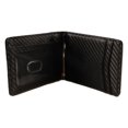 thumbnail image 1 of Tarjetero de cuero de PU, billetera delgada con dinero Tarjetero con textura de fibra de carbono Cartera delgada de cuero de PU Rendimiento confiable, 1 of 14
