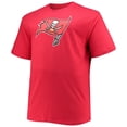 thumbnail image 2 of Men's Fanatics Tom Brady Red Tampa Bay Buccaneers Big & Tall Player Name & Number T-Shirt, 2 of 3