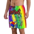 thumbnail image 2 of Men's Simpsons Beach Shorts Hot Summer Swim Trunks Sports Running Bathing Suits with Mesh Lining, 2 of 6