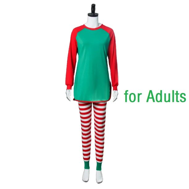 Pijamas de estilo navideño para adultos y niños, camisón familiar de algodón con adorno roto, bonito regalo de Navidad