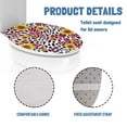thumbnail image 6 of ZIATUBLE Cow Print Sunflower Toilet Lid Cover Cute Standard Toilet Lid Covers for Bathroom Machine Wash Round Toilet Seat Lid Covers Protective Toilet Lid Seat Home Decor, 6 of 6