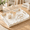 Rectangular, variant on Rectangular Capiz Shell Decorative Tray, 17.32 x 14.09 x 3.23 inches