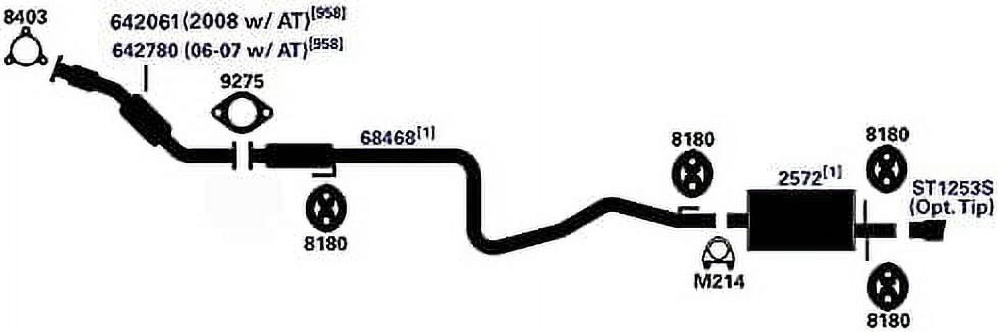 AP Exhaust Exhaust Pipe Gasket Fits select: 2005-2010 CHEVROLET COBALT, 2006-2011 CHEVROLET HHR