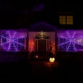 thumbnail image 2 of YouLoveIt Giant Spider Halloween Decorations Giant Spider Web Large Hairy Spider Props Scary Halloween Yard Door & Outdoor Decor Cobweb Halloween Decorations Party Favors, 2 of 8