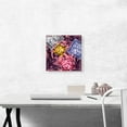 thumbnail image 2 of ARTCANVAS Pink Purple White Yellow Princess Cut Diamond Jewel Canvas Art Print - Size: 12" x 12" (1.50" Deep), 2 of 9