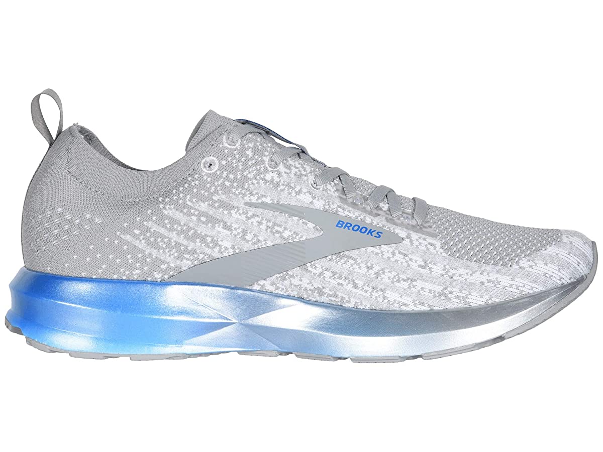 Brooks Men's Levitate 3 Running Shoe, White/Grey/Blue, 9 D(M) US - image 1 of 6