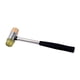thumbnail image 2 of MARTILLO DE TRASTE DE LATÓN Cabeza de 7/8" de diámetro Mango de madera de luthier para trastear guitarra Amarillo, 2 of 9