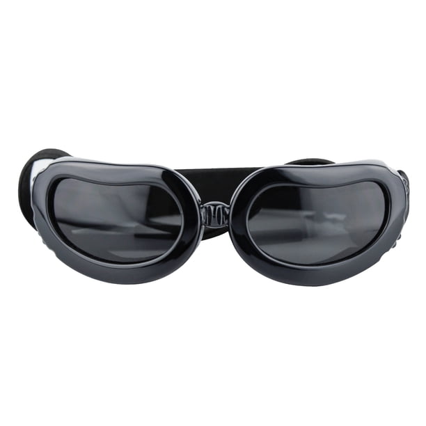 Gafas protectoras negras, gafas de sol para perros, gafas de seguridad contra rayos ultravioleta, gafas para perros resistentes al viento y antivaho.