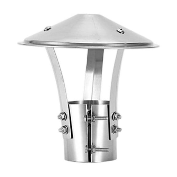 Stainless Steel Ventilated Rain Cap for Fireplace Chimney Air Outlet 75 150mm