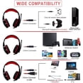 thumbnail image 2 of 1 Uds. Auriculares para juegos (negro rojo 3,5) Ormromra CZDZ-ZC148, 2 of 6
