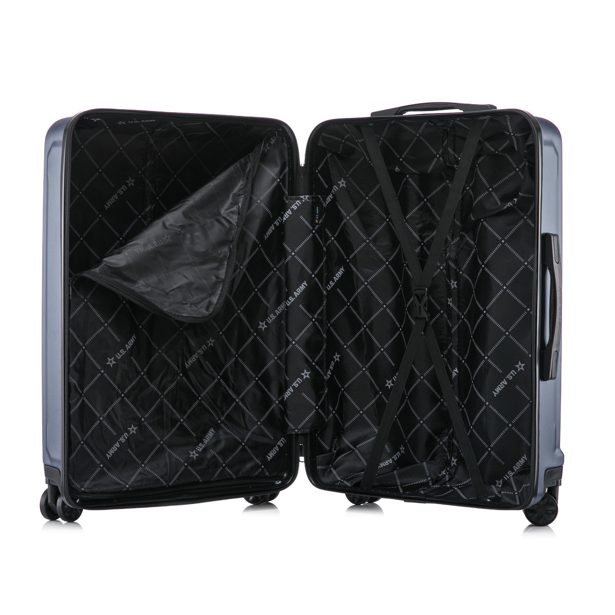 US ARMY FOX 28" Large Suitcase Navy Blue