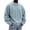 Light Blue_001, variant on gzxflxpge Mens Corduroy Casual Sweatshirt Comfortable Soft Long Sleeve Crew Neck Sweatshirt Fall Winter Funky Relaxed Fit Pure Color Pullover White 4XL