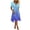Light Blue1, variant on LIaqionyy Dresses for Women Summer Fashion Casual Short Sleeve V Neck Flowy Elegant Dress Vacation Sundress