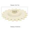 thumbnail image 4 of KH868 Accessoire de Machine à Tricoter, Roue Dentée de Machine à Tricoter, Pièces de Machine à Tricoter, 2Pcs Professionnel pour Frère KH831 Durable Robuste Frère KH821, 4 of 8