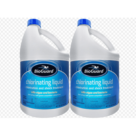 BioGuard Chlorinating Liquid (2-Pack) - Swimming Pool & Spa Liquid Shock Treatment