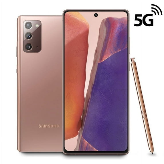 Restored Samsung Galaxy Note 20 5G NSA 128GB Unlocked - Bronze (SM-N981U1) (Refurbished)