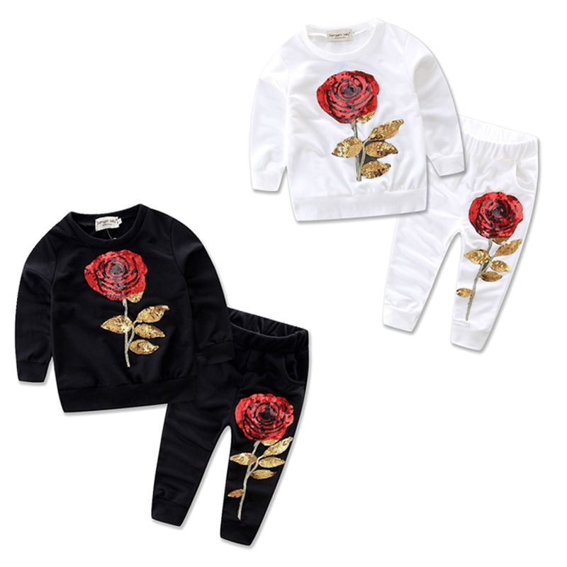 baby girl rose outfit