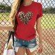 thumbnail image 2 of Camisetas de Manga Corta para Mujeres, Camiseta de Cuello Redondo Impresa de Moda, Primavera Y Verano Casual, 2 of 9