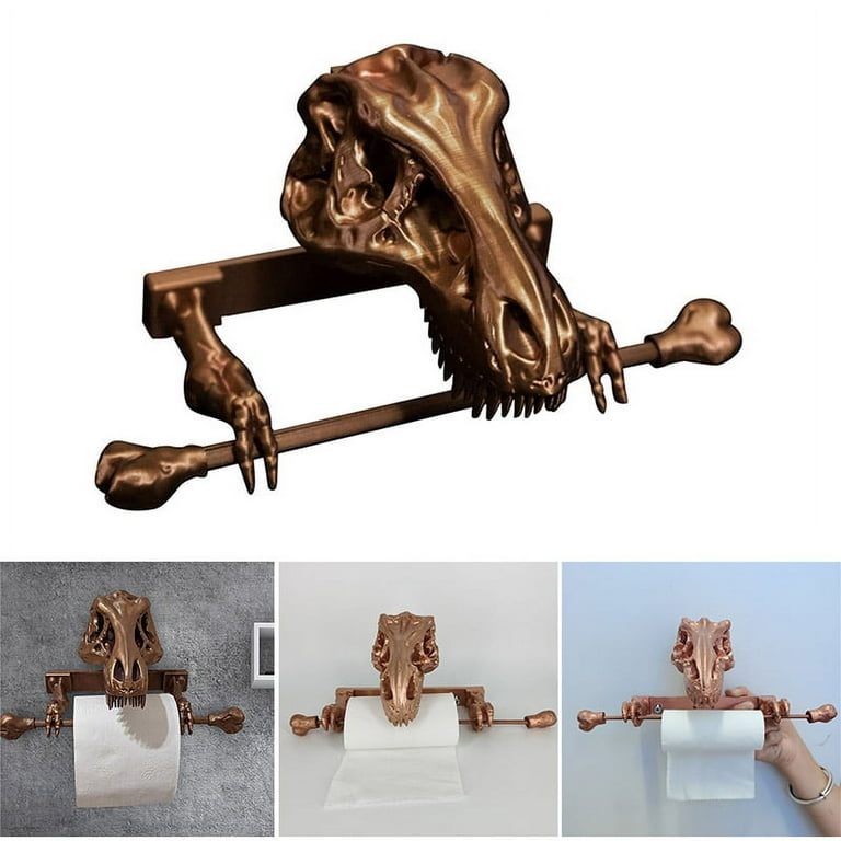 Toilet Paper Holder, Stand, Skeleton, Skull, Stand, for Toilet