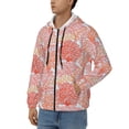 thumbnail image 3 of Honeii Corals Print Hoodies for Men, Pullover & Full Zip, Breathable Zip up Hoodie, Sweatshirt-X-Large, 3 of 5