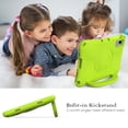thumbnail image 4 of SaniMore for Samsung Galaxy Tab A9 Plus 12.4" 2023 SM-X810/X816/X818 Case, Shockproof Full-Body Handle Stand Tablet Protective Kids-friendly Lightweight Cover, Green, 4 of 6