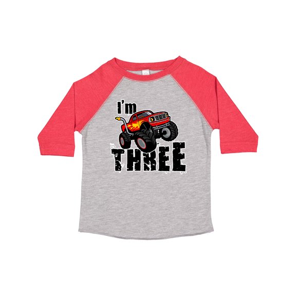 Inktastic Monster Truck 3rd Birthday Boys or Girls Toddler T-Shirt