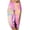 Pink, variant on KyCheLot Womens Trendy Capri Pants Print Mid Waist with Pockets Casual Straight Leg Summer Capris