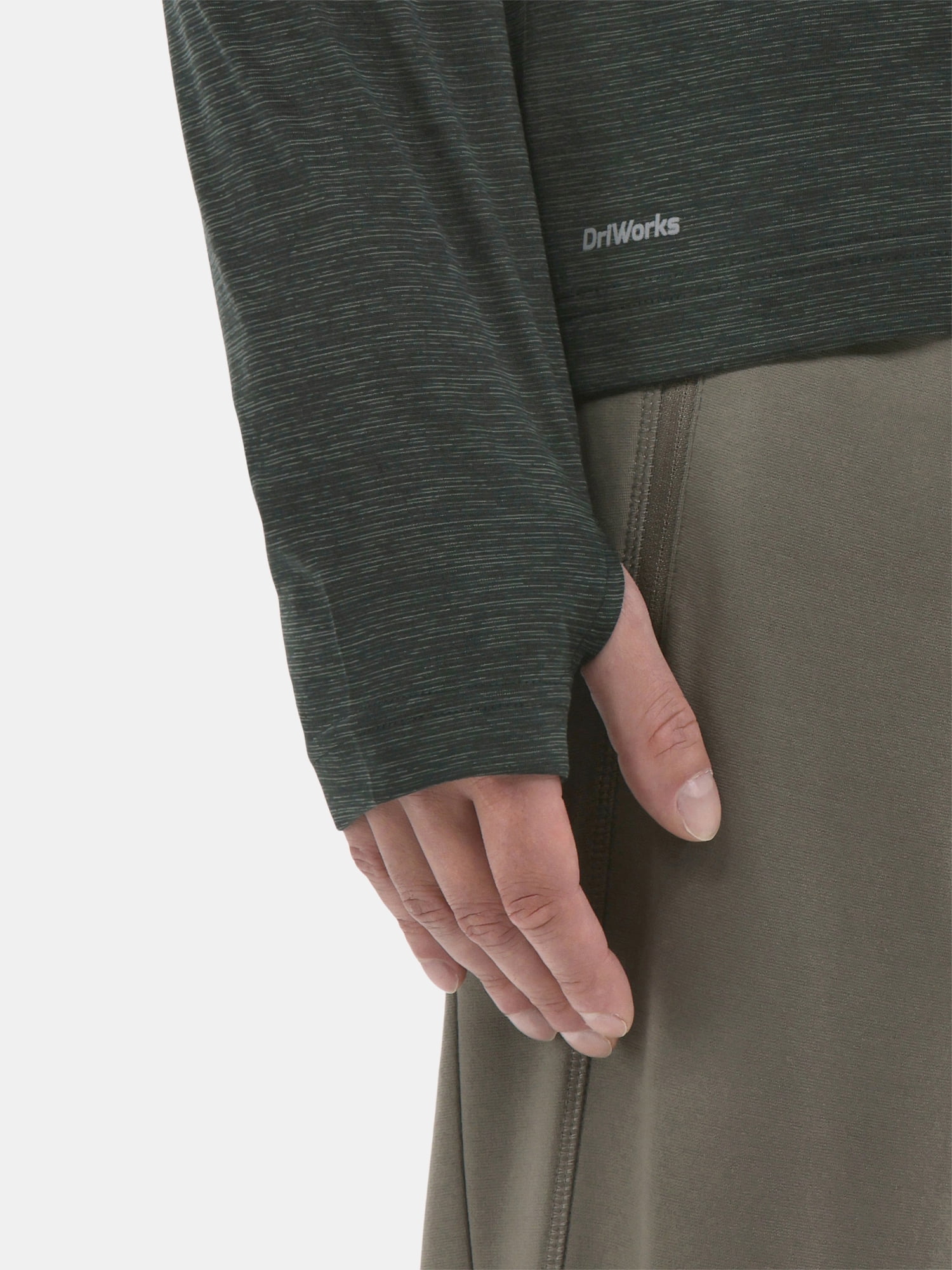 Athletic Works Men's Jersey Tee with Long Sleeves, Sizes XS-5XL
