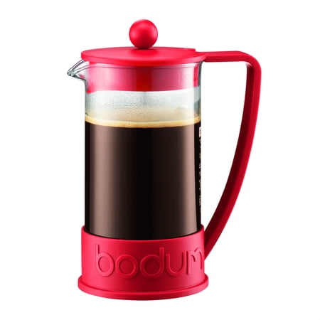 Brazil French Press Coffee Maker , 34 Oz., Red
