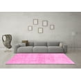 thumbnail image 3 of Ahgly Company Indoor Square Abstract Pink Modern Area Rugs, 5' Square, 3 of 4