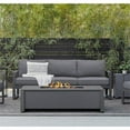 thumbnail image 7 of Bowery Hill Contemporary 52" x 26" Aluminum Propane Fire Table in Gray, 7 of 7