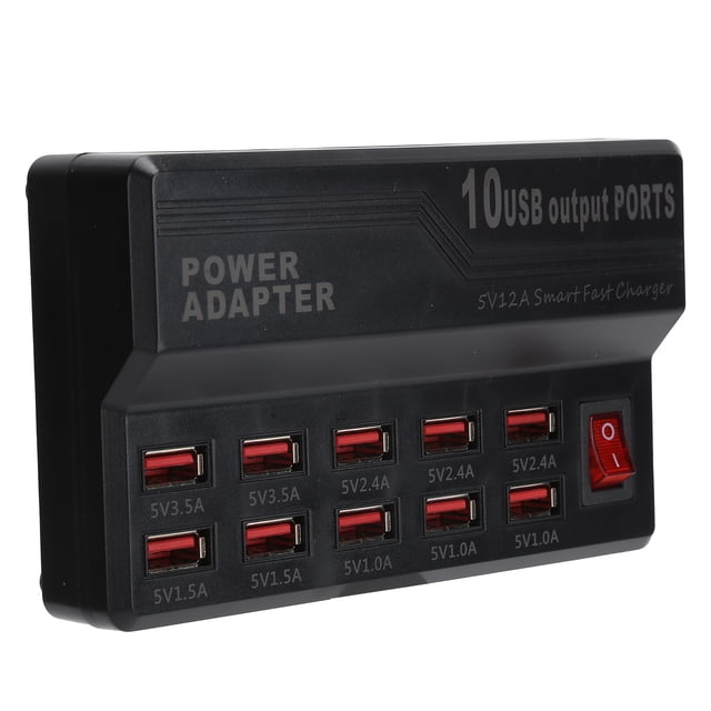 Fast Charging Dock Block, Usb Charging Station Fast Charging With 5V Power Supply For Mp3 Mp4 Dv Hands-Free For Mobile Phones EU Plug