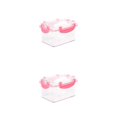 thumbnail image 1 of Toystoory Contenedores de almacenamiento eficientes Caja de almacenamiento de granos para usos versátiles Caja de almacenamiento liviana rosa 2Conjunto, 1 of 6