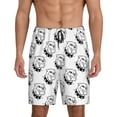 thumbnail image 3 of Lsque Cool Dog Mens Sleep Pajama Shorts,Short Pajama Pants, Cotton Ultra-Soft Knit-Large, 3 of 9
