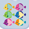 thumbnail image 4 of Inktastic Tropical Fish Lover Girls Baby Bib, 4 of 4
