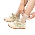 thumbnail image 4 of Willtoo Sneakers For Women Breathable Mesh Lace Up Color Block Lightweight Walking Shoes Non Slip Soft Sole Round Toe Fashion Casual Trainers, 4 of 5