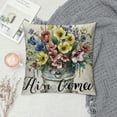 thumbnail image 2 of GOSMITH Hello Spring Throw Pillow Covers Gnome Blue Truck Flower Floral Home Sweet Home Summer Outdoor Farmhouse Decorations Decorative Throw Pillows Cases for Couch Sofa Decor, 2 of 5